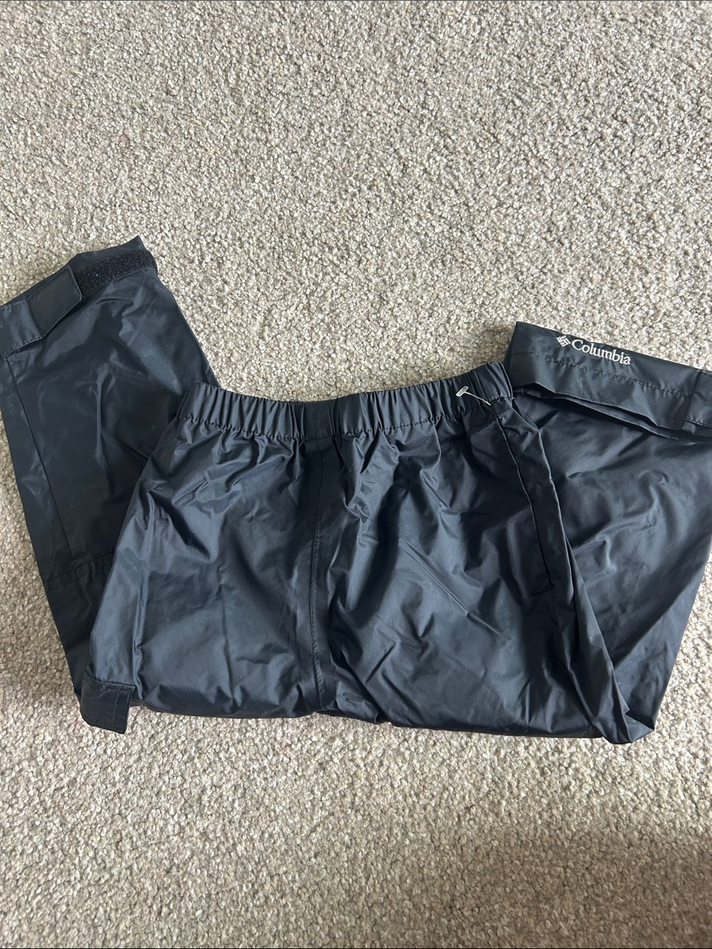 Columbia Black Kids Waterproof Rain Pants
